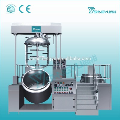 Best quality skincare products mixer type tilting vacuum homogenizer emulsion machine