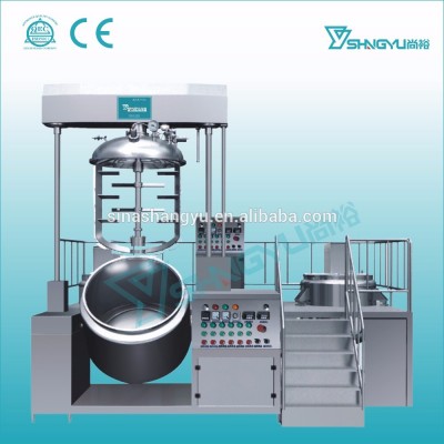 China manufacturer Guangzhou Shangyu cosmetic cream/lotion homogenizing emulsifying mixer