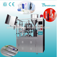 High efficiency toothpaste/cosmetic plastic tube filling sealing machine