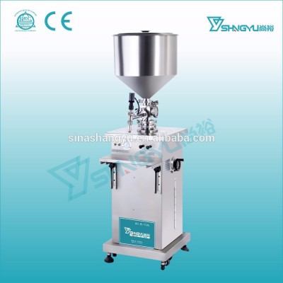 stainless steel material manual cosmetic cream lotion filling machine