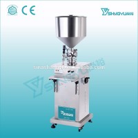 stainless steel material manual cosmetic cream lotion filling machine